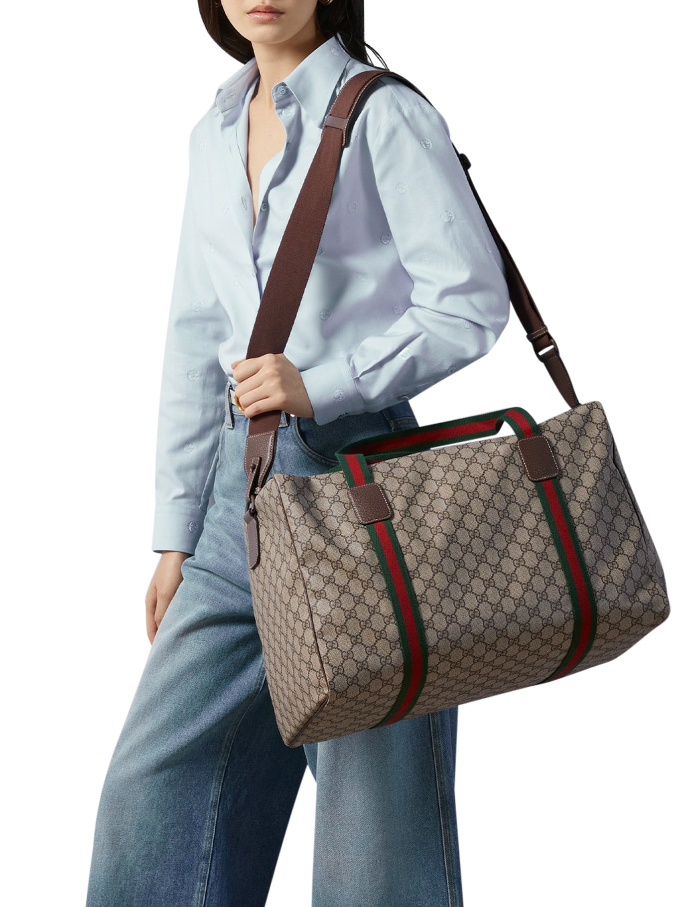 Durable Medium Duffle Bag with Reinforced Web Straps - Perfect for Gym, Travel & Outdoor Adventures