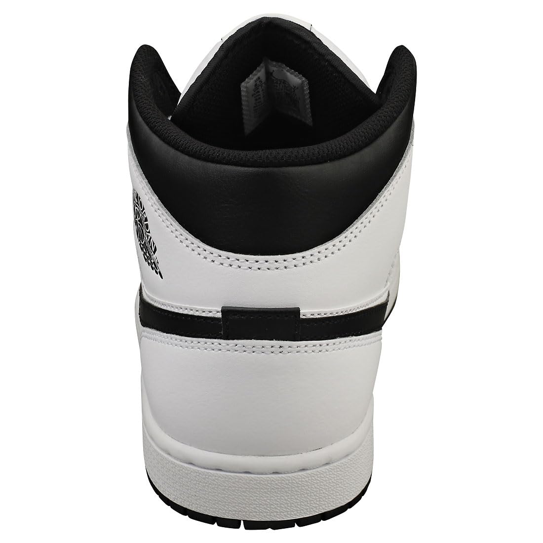 Jordan Men's 1 Mid Basketball Shoes - White/Black-White-Black (DQ8426 132) | High-Top Sneakers for Streetwear & Casual Wear | Perfect for Basketball, Gym & Everyday Fashion