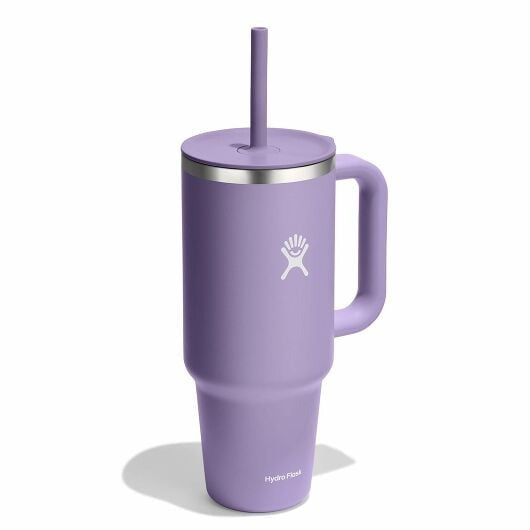 40 oz Insulated Stainless Steel Travel Tumbler with Lid & Straw - Keeps Drinks Hot/Cold for Hours - Perfect for Coffee, Water & Smoothies - Ideal for Commuting, Hiking & Outdoor Activities