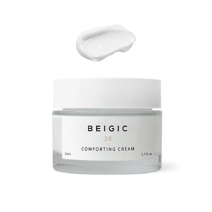 BEIGIC Soothing & Hydrating Face Cream 50ml - Deep Moisturizer for Dry & Sensitive Skin - Perfect for Daily Skincare & Night Routine