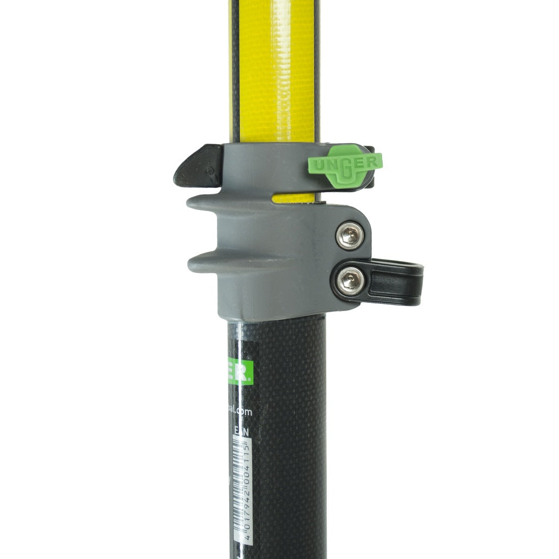 Unger nLITE Hybrid Extension Pole 11 Foot - Lightweight Telescopic Cleaning Pole for Windows, Gutters & High Ceilings - Durable & Adjustable for Indoor & Outdoor Use