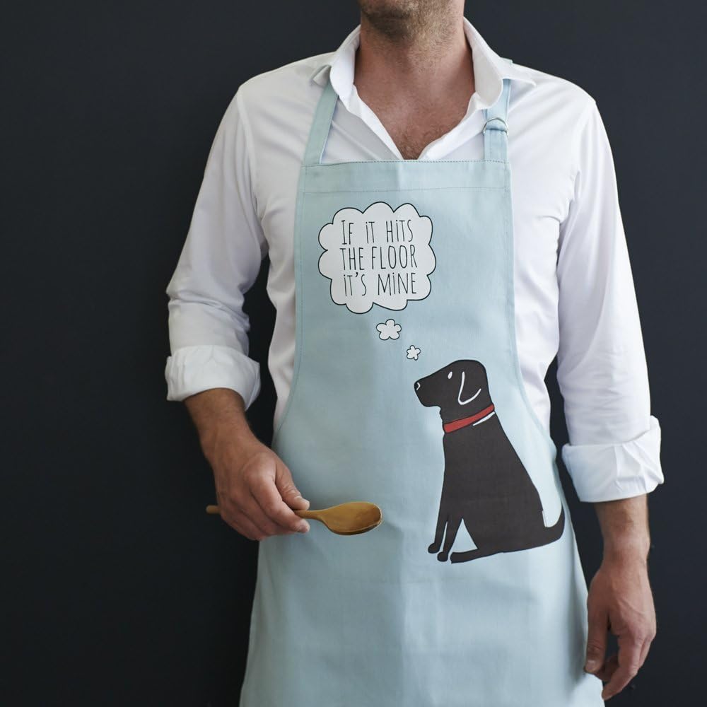 Premium Chocolate Labrador Apron for Cooking & Baking - Adjustable & Washable Dog Lover Gift for BBQ, Grilling, Kitchen Use