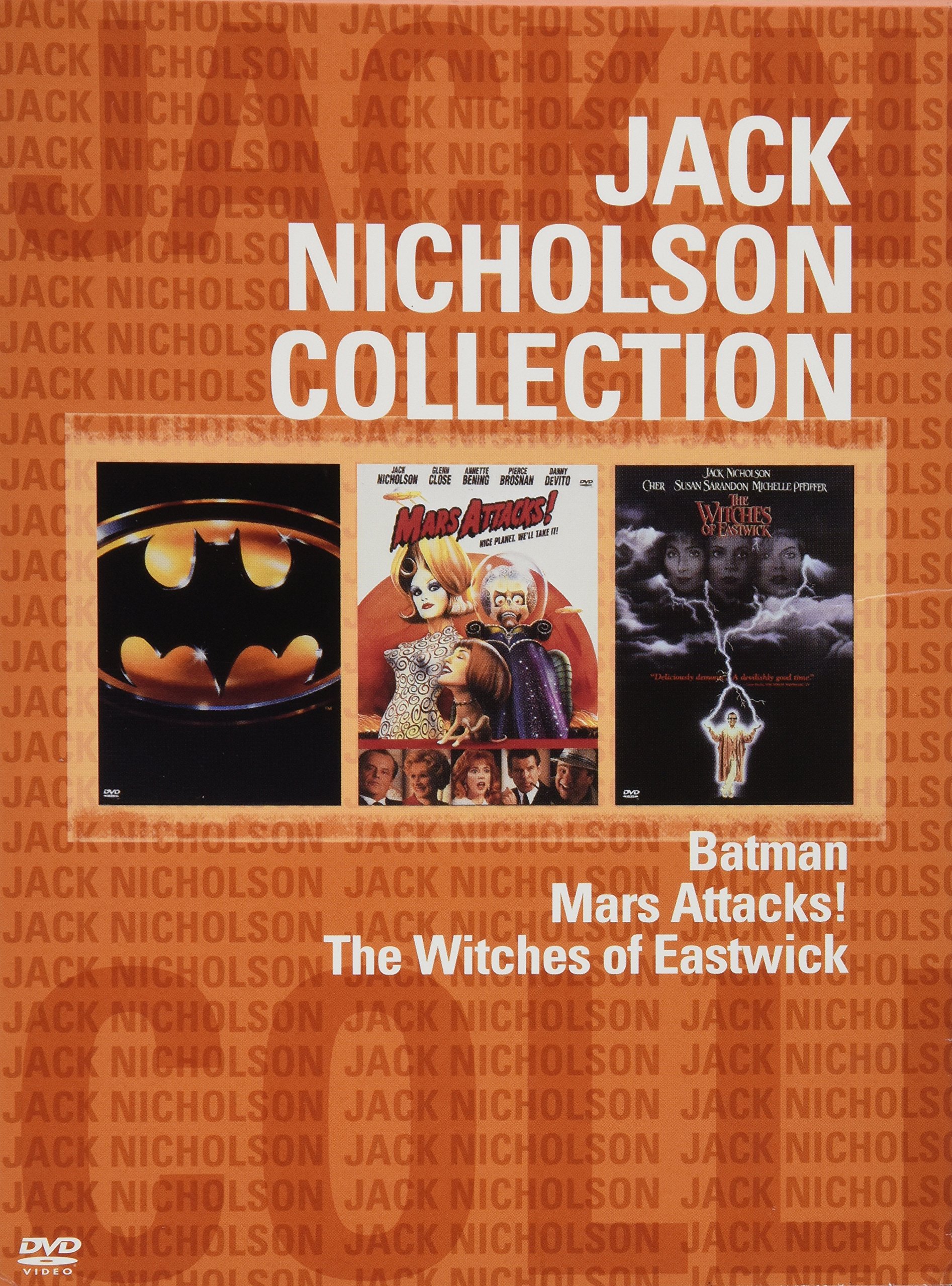 Jack Nicholson Movie Collection - Batman, Mars Attacks, Witches of Eastwick for Film Fans