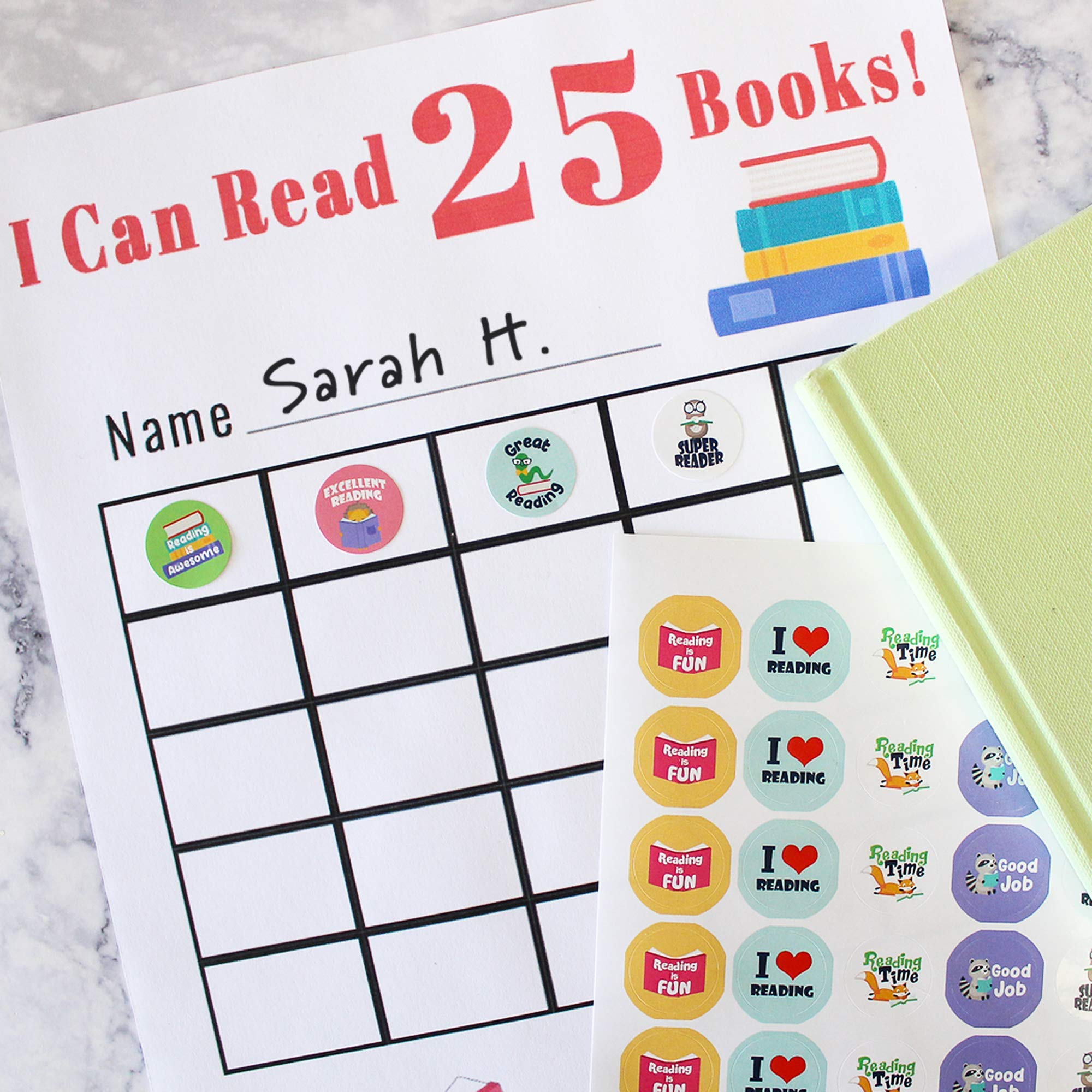 Teacher Reward Stickers for Kids - 1,080 Count Variety Pack with Math, Reading & Science Stickers - Perfect for Classroom Incentives, Student Motivation & Homeschool Learning Activities