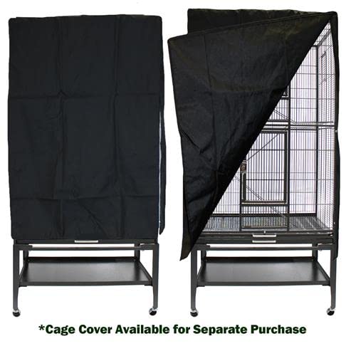 Premium Congo Cage & Starter Kit for Sugar Gliders - Complete Habitat Set with Durable Cage, Exercise Wheel, Nutritious Food Mix, Water Bottle, Feeding Bowls & Cozy Nest Pouch - Perfect for Small Pet Homes, Vet Clinics & Exotic Animal Enthusiasts