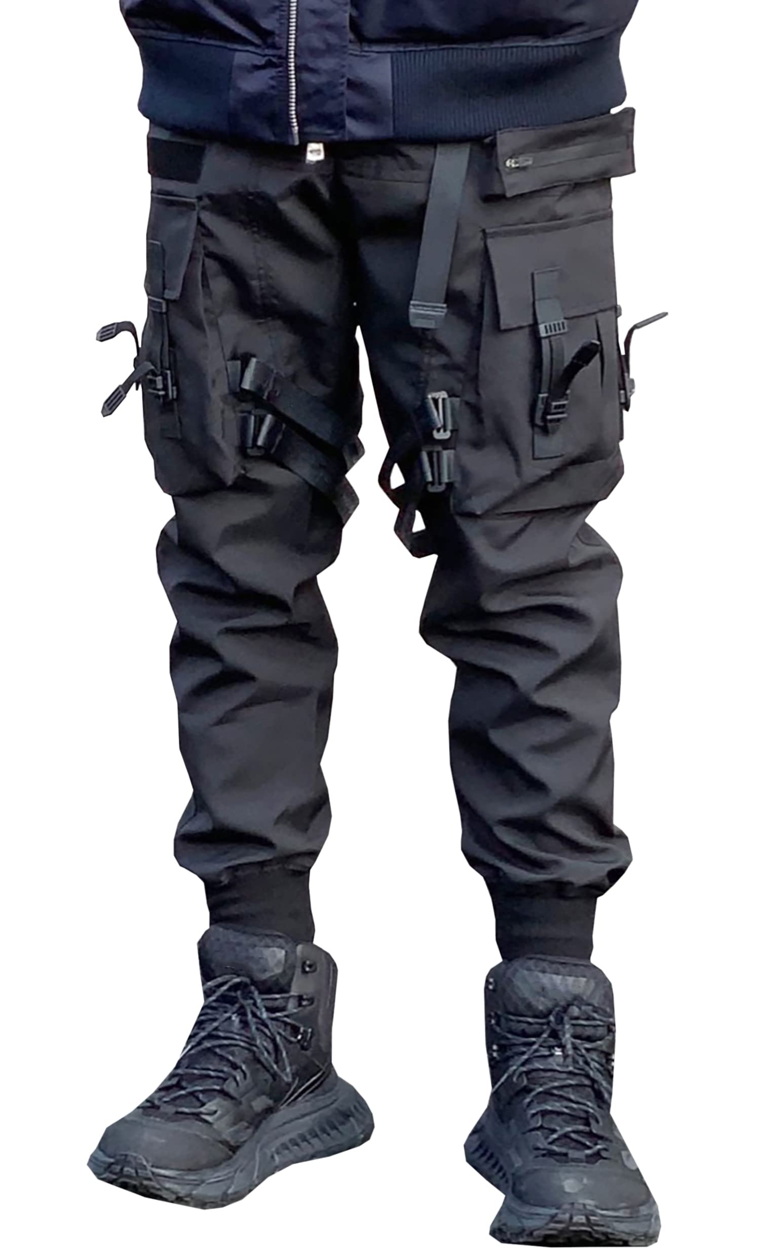MOKEWEN Men's Jogger Pants with Pockets - Athletic Cargo Sweatpants for Running, Gym & Casual Wear | Comfortable Ankle-Length Workout Pants for Men