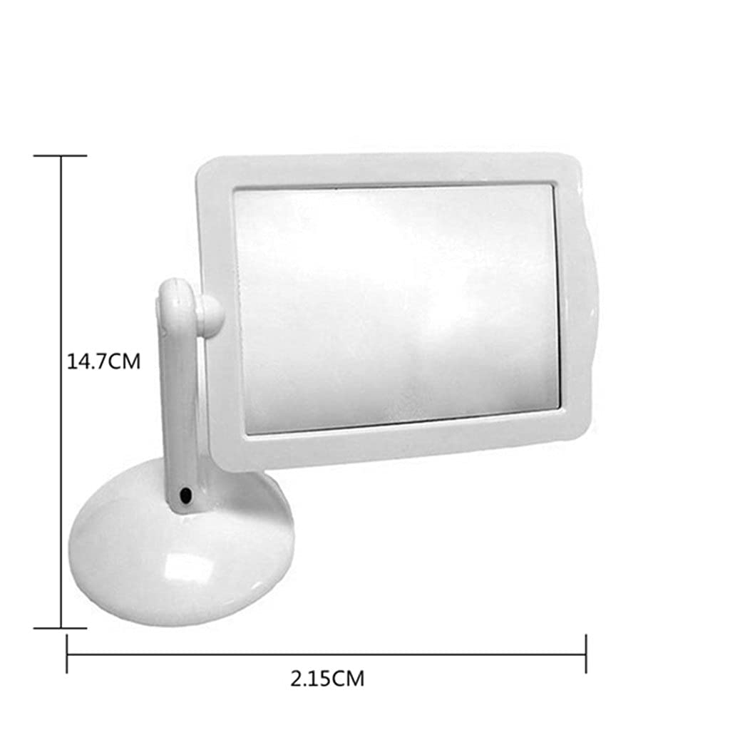 QHYXT Brighter LED Screen Magnifier - Hands-Free Reading Viewer with 3X Magnification, Portable Magnifying Glass for Books, Newspapers & Small Print - Perfect Gift for Seniors & Parents (Ideal for Reading, Crafts & Hobbies)