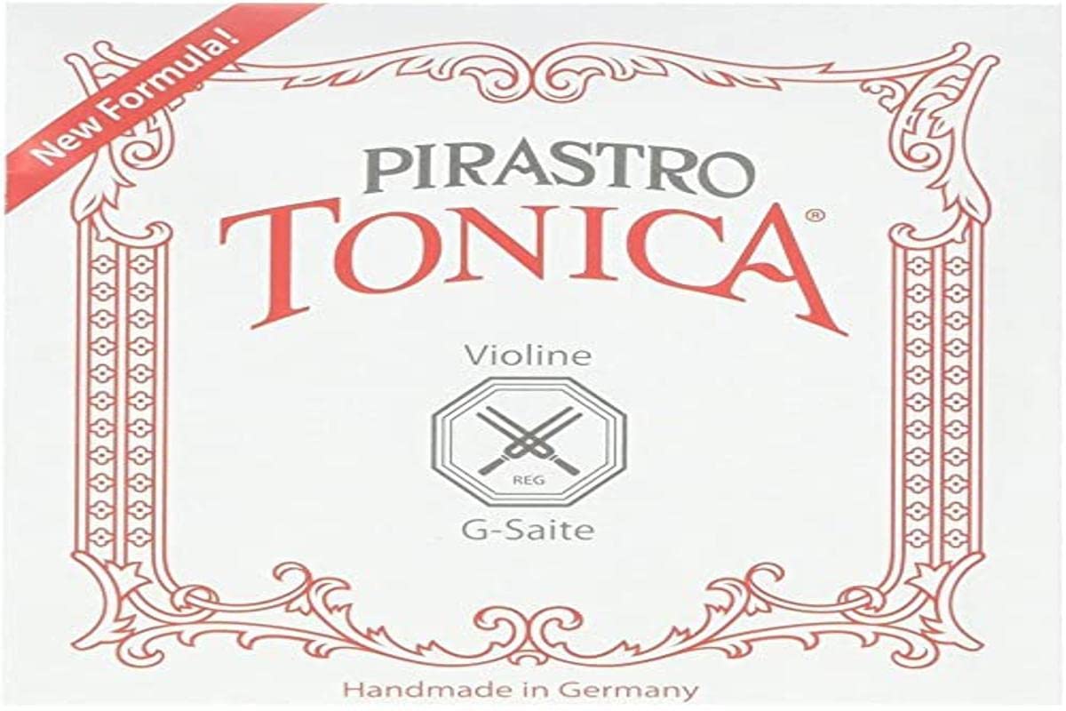 Pirastro TON412021 Tonica 4/4 Violin Strings Set - Premium Quality for Professional & Student Violinists - Perfect for Performances, Practice & Studio Recordings