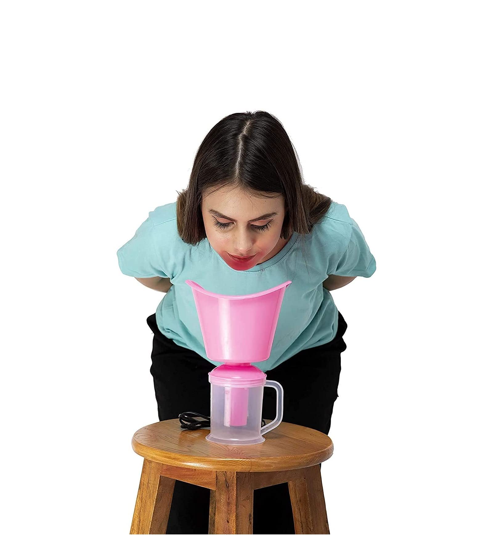 BSITFOW 3-in-1 Facial Steamer & Vaporizer for Adults & Kids - Nose Inhaler, Facial Sauna & Cough Relief Steam Machine (Multicolor) - Perfect for Cold Relief, Skin Care & Relaxation at Home