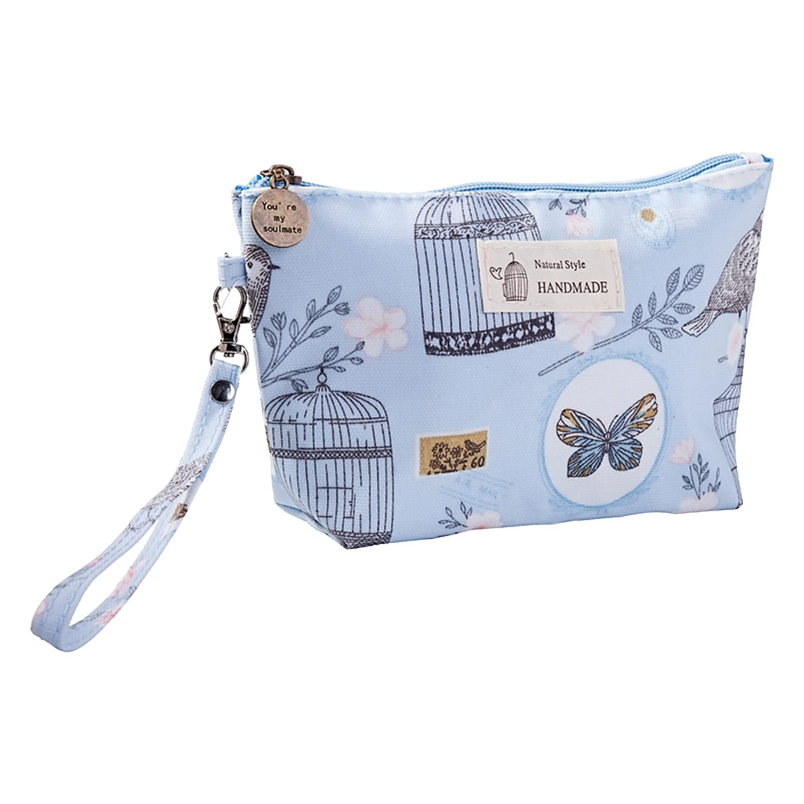 Waterproof Travel Cosmetic Bag for Women - Portable Toiletry Organizer for Laundry & Storage