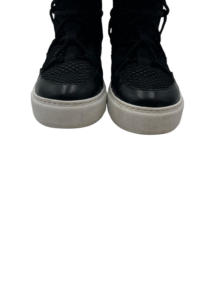 Christian Dior Black Resille Winter Solar Boots Women's Size 7 (EU 37) - Waterproof Snow Boots for Cold Weather, Fashionable Winter Shoes for Women, Perfect for Snowy Days & Outdoor Activities