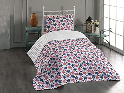 Indigo Red White