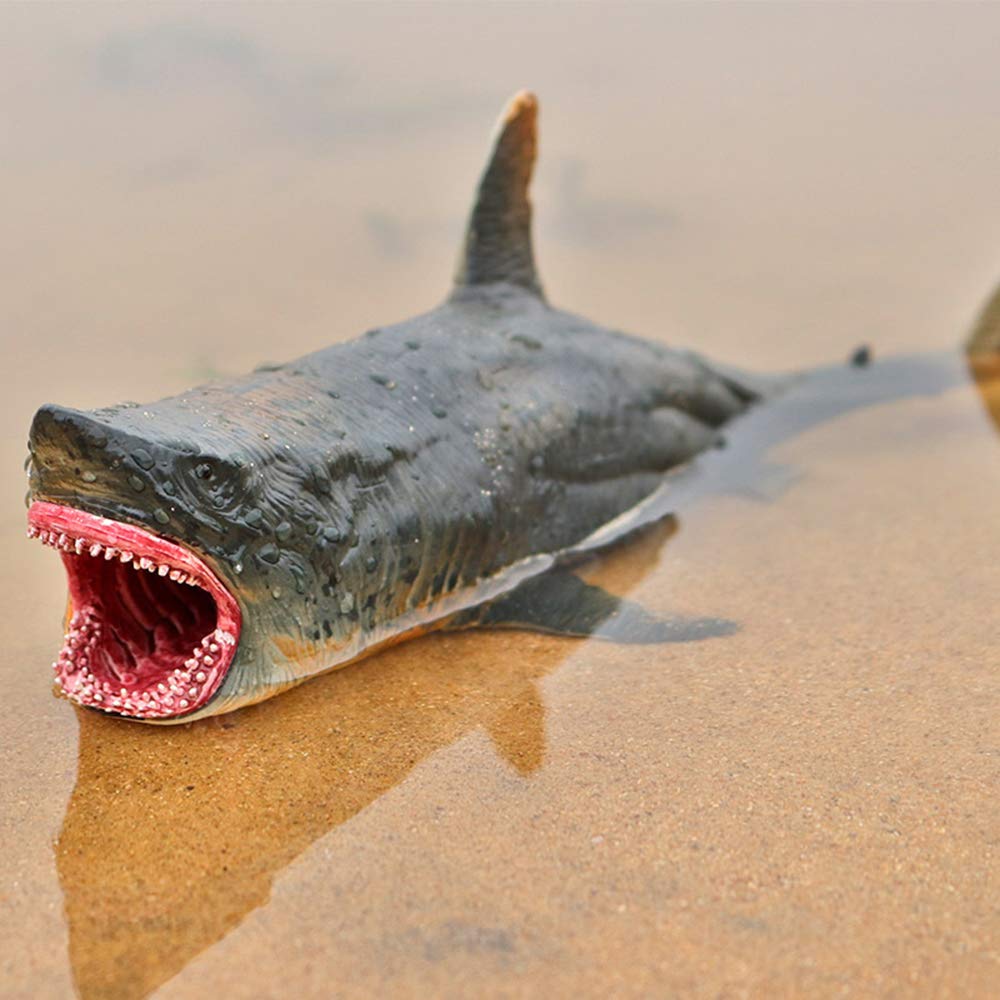 EOIVSH Realistic Megalodon & Mosasaurus Dinosaur Toys Set - 2 Pack Ocean Sea Monster Figures for Kids, Dinosaur Lovers - Perfect for Birthday Gifts, Party Favors, Collectors & Educational Play (Great for Dinosaur Themed Parties & STEM Learning)