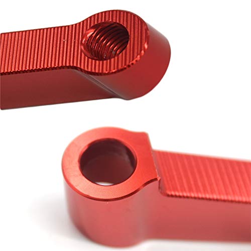 Suzuki GW250F GW250 GSX-S1000F Motorcycle Mirror Extender Adapter - 10mm M10 Right & Left Side Extension Riser Bolts Screws (Black) - Perfect for Enhanced Visibility & Custom Bike Modifications