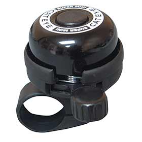 Cat Eye Super Mini PB 600 Bike Bell - Compact Bicycle Handlebar Bell for Road & Mountain Bikes - Perfect for Commuting, Cycling Safety & Outdoor Adventures