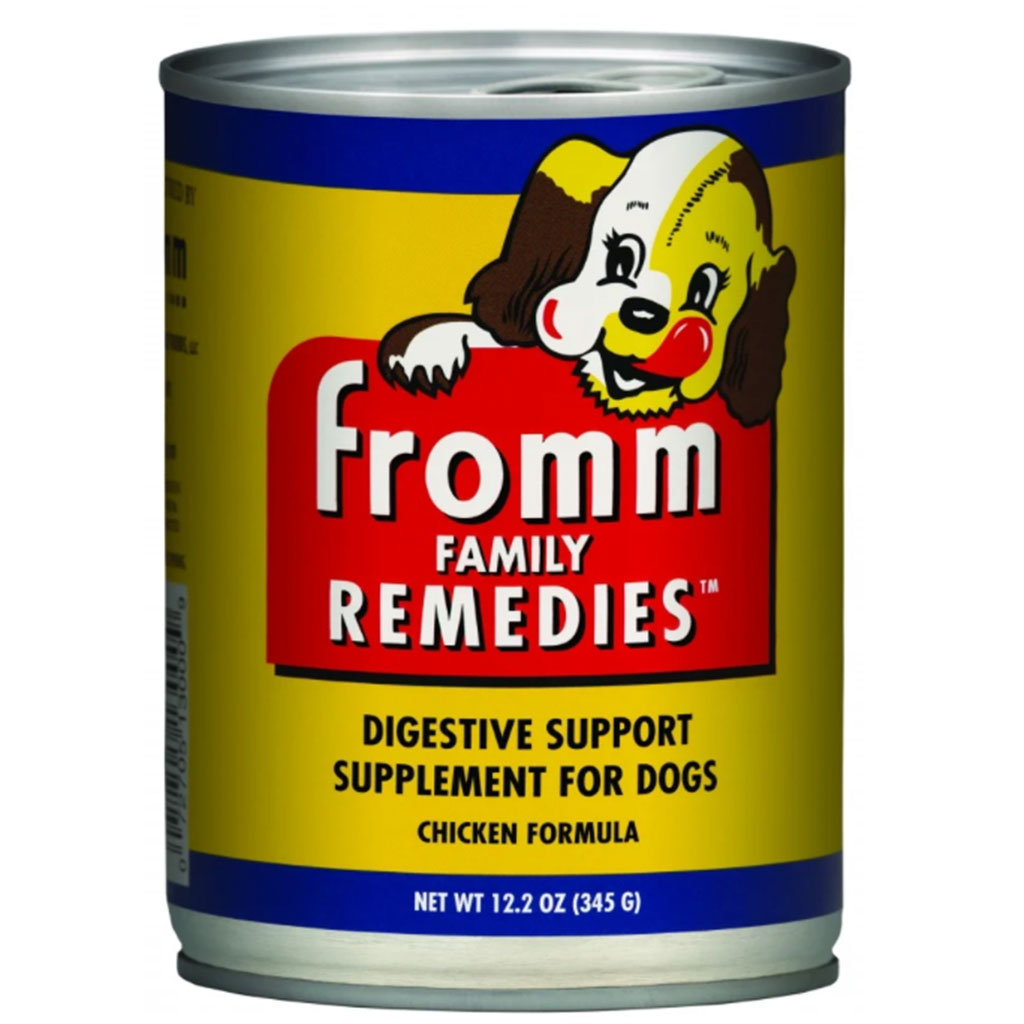 Fromm Family Remedies Digestive Support Supplement for Dogs - Chicken Flavor (12.2oz/345g) | Probiotic & Enzyme Formula for Healthy Digestion, Gas Relief & Stomach Comfort - Perfect for Sensitive Stomachs & Mealtime Support