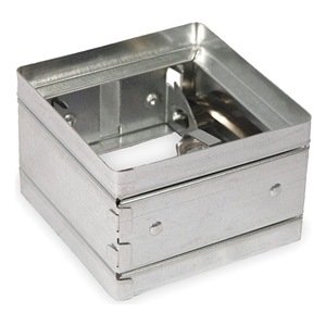 Square Fire Damper 7-3/4 Inch Width 165°F Temperature Rating for HVAC Ductwork and Building Safety Systems