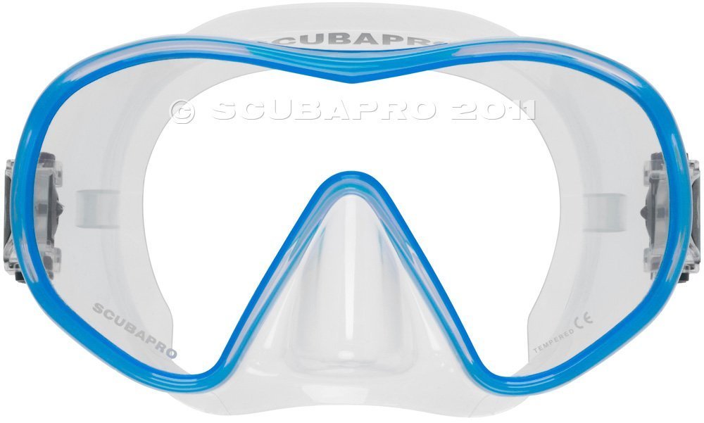 Scubapro Solo Scuba Snorkeling Dive Mask - Premium Anti-Fog Scuba Diving Mask with Tempered Glass for Clear Underwater Vision | Perfect for Ocean Exploration, Snorkeling Trips & Scuba Diving Adventures