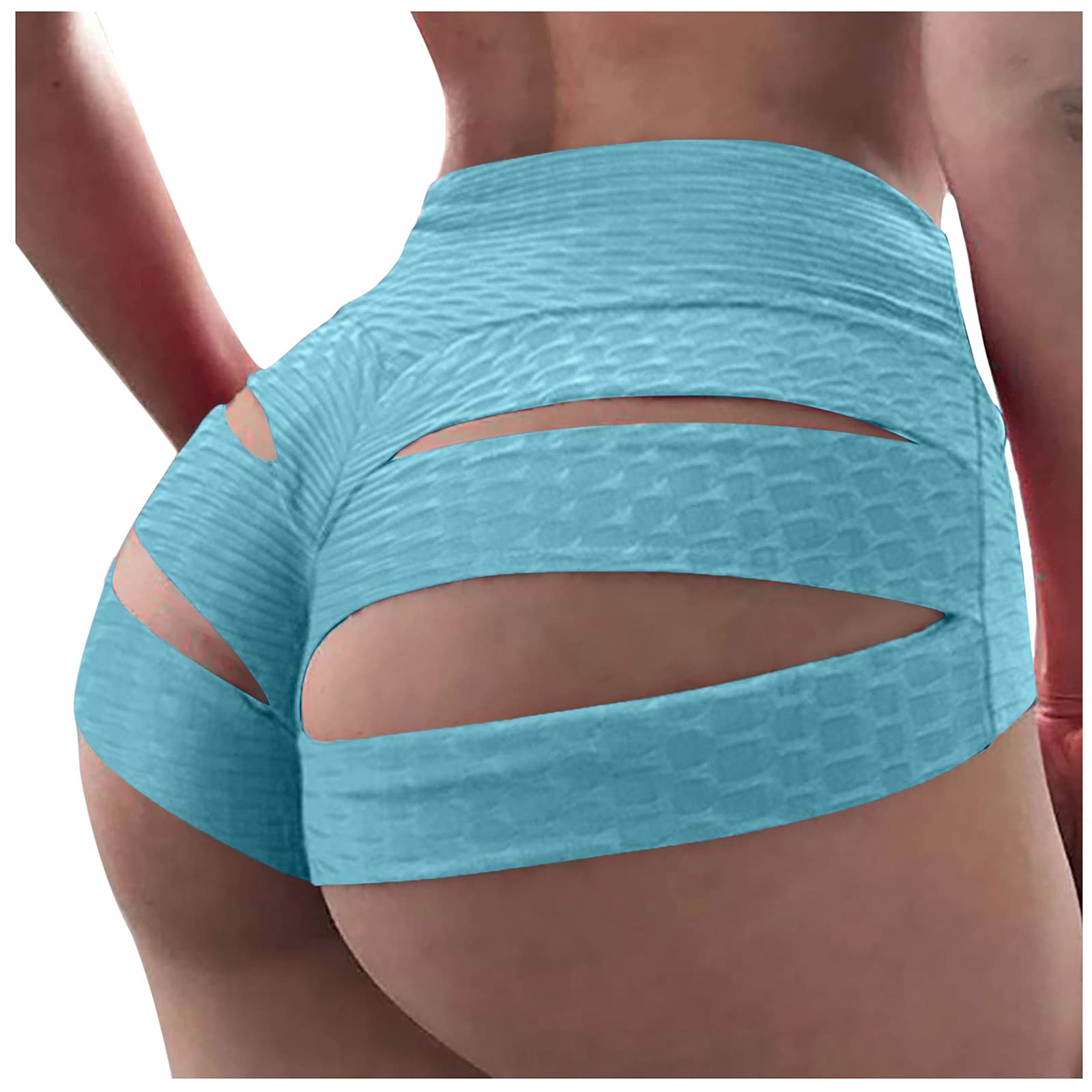 SHENGXINY High Waist Athletic Shorts for Women - Butt Lifting Workout Shorts, Solid Color Yoga Pants for Summer, Gym & Running | Perfect for Yoga, Pilates, and Casual Wear
