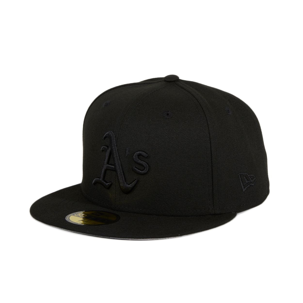New Era 59Fifty Oakland Athletics Baseball Cap - Black Adjustable Snapback Hat for Men & Women | Perfect for Baseball Games, Streetwear & Sports Fan Gifts