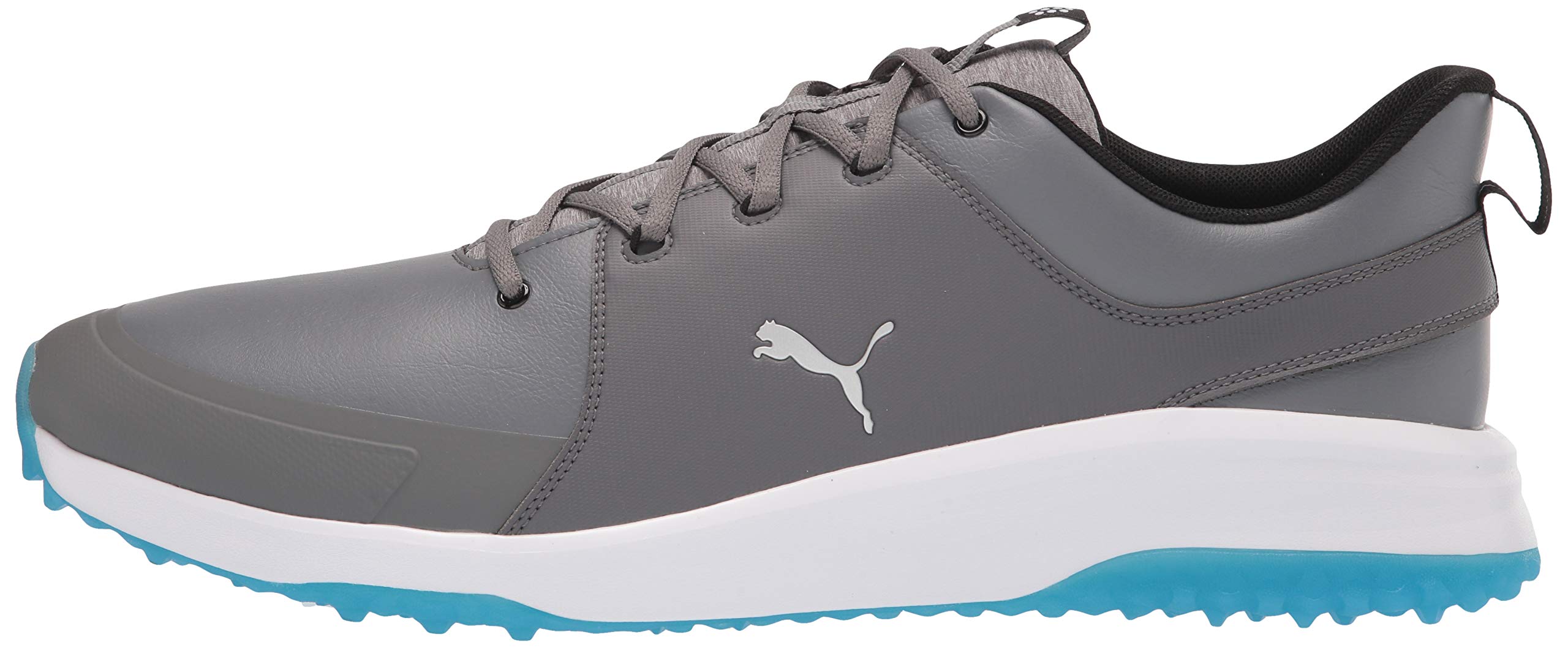 PUMA Men's Grip Fusion Pro 3.0 Spiked Golf Shoes - Lightweight Waterproof Golf Footwear for Men with Superior Traction - Perfect for Golf Tournaments & Casual Course Play