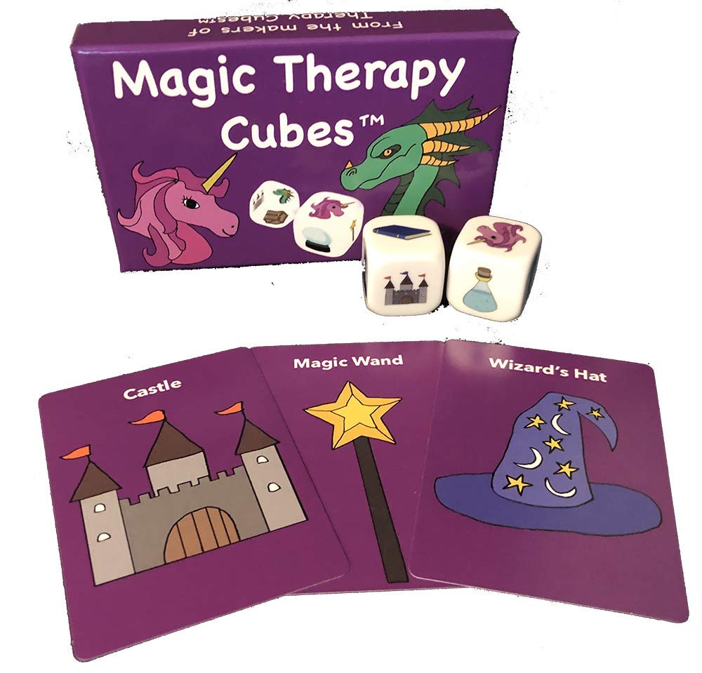 Magic Therapy Cube Game for Kids & Teens - Problem-Solving Tool with Magical Wish Questions | Perfect for Counselors, Teachers & Family Bonding Activities