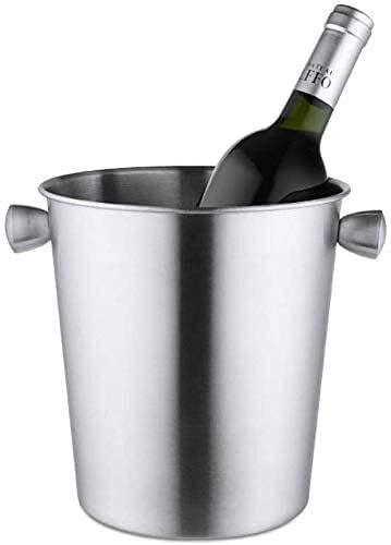 Premium Stainless Steel Ice Bucket & Wine Chiller Set - Portable Champagne Cooler & Beverage Tub for Parties, Events, Camping & Outdoor Gatherings - Keep Drinks Cold Anywhere
