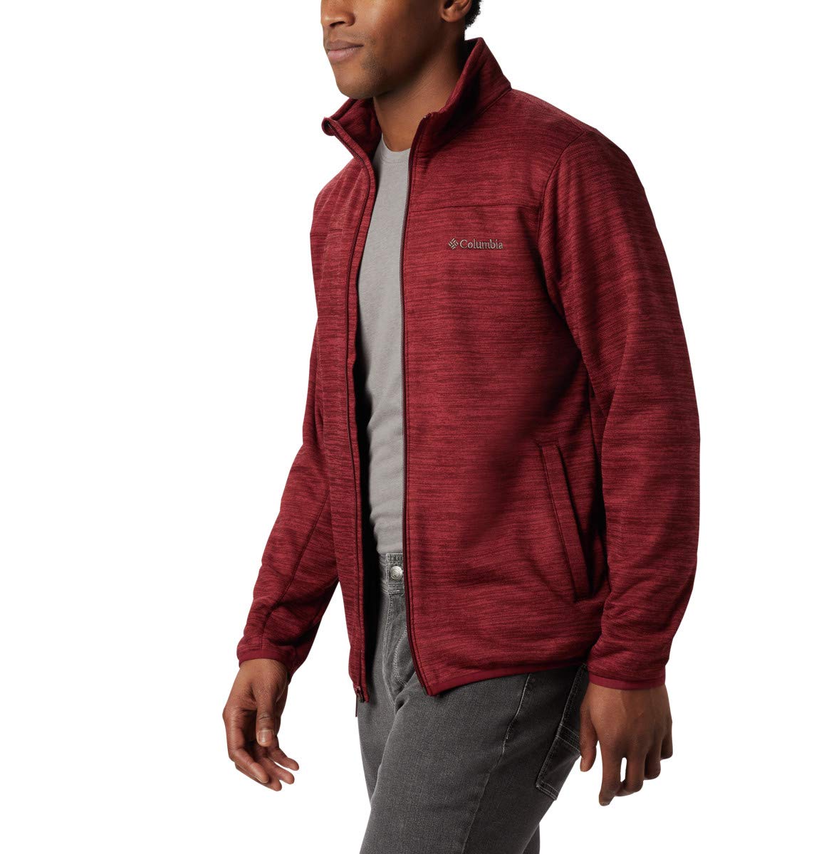 Columbia Men's Birch Woods II Full Zip Fleece Jacket - Warm & Comfortable Outdoor Fleece for Hiking, Camping & Casual Wear