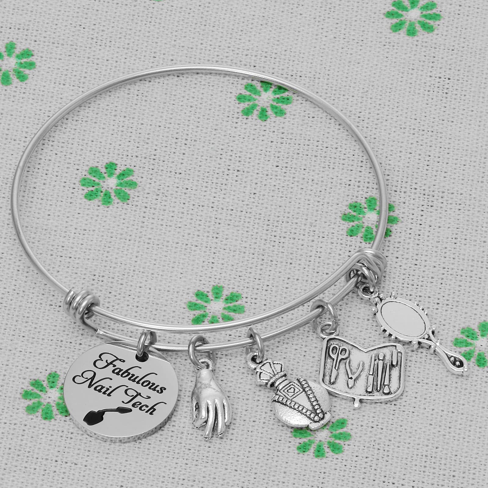 Stylish Nail Bracelet Jewelry for Women - Perfect Gift for Nail Technicians, Beauticians & Manicurists - Ideal for Graduation, Appreciation & Professional Use - Enhance Your Nail Salon Style
