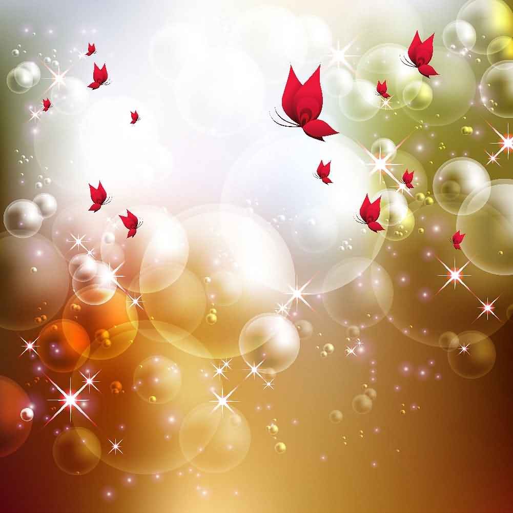 GladsBuy 10x10ft Maple Leaf Bubble Backdrop - Autumn Photography Background for Studio & Events