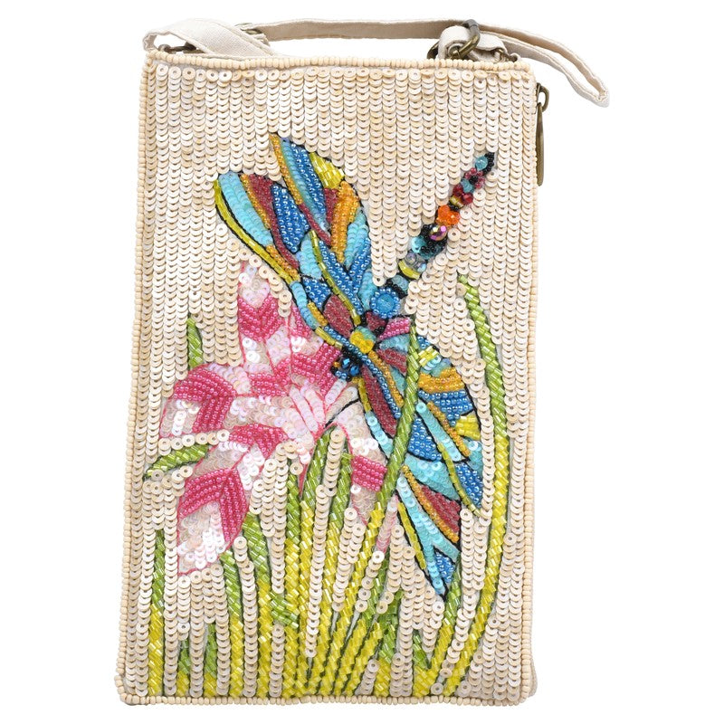 Dragonfly Beaded Crossbody Bag for Women - Stylish Bohemian Shoulder Purse for Spring & Summer Outfits | Perfect for Festivals, Beach, and Casual Wear