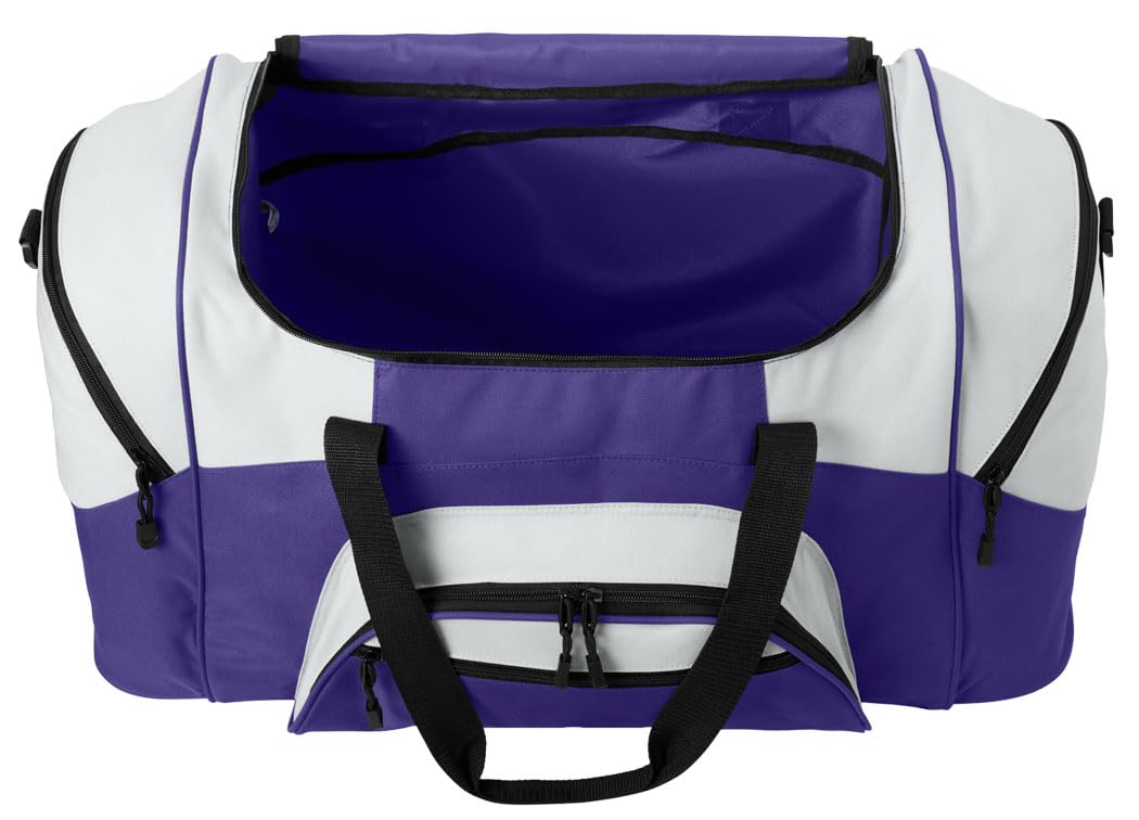 TCU Duffle Bag - Texas Christian University Purple Gym & Travel Duffel Bag for Sports, Workout, and Weekend Getaways