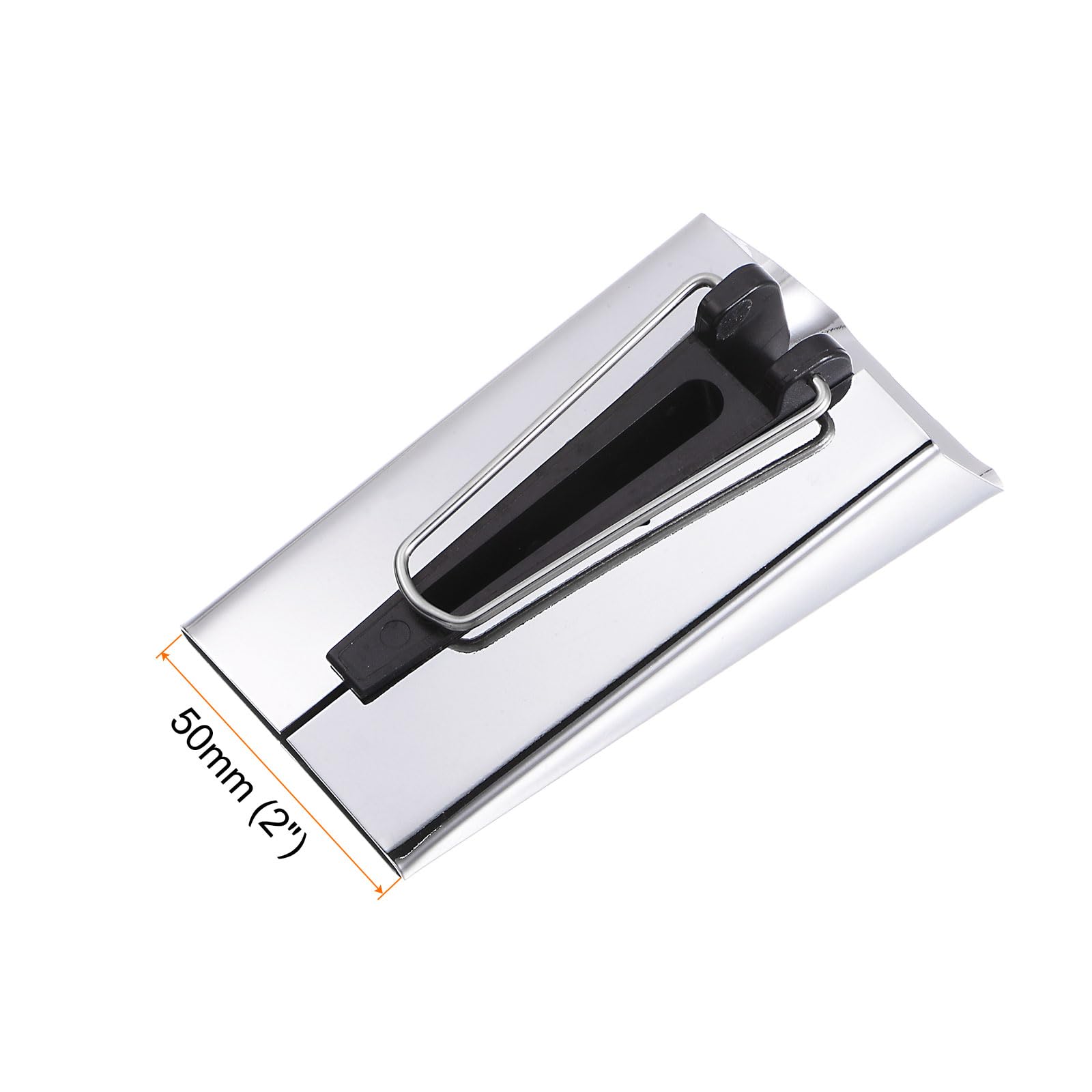 HARFINGTON 50mm Bias Tape Maker Kit - Single & Double Fold Fabric Binding Tool for Quilting, Sewing, DIY Crafts | Perfect for Dressmaking, Hemming & Home Decor Projects (Black)