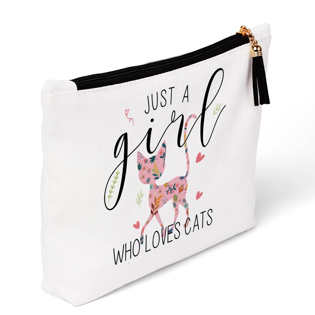 Cat Lover Gifts for Women - Unique Cat Mom Presents for Birthday & Christmas | Crazy Cat Lady Decor & Makeup Bag