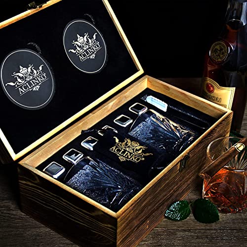 2 Glasses + 6 Silver Stones(wood Pack)