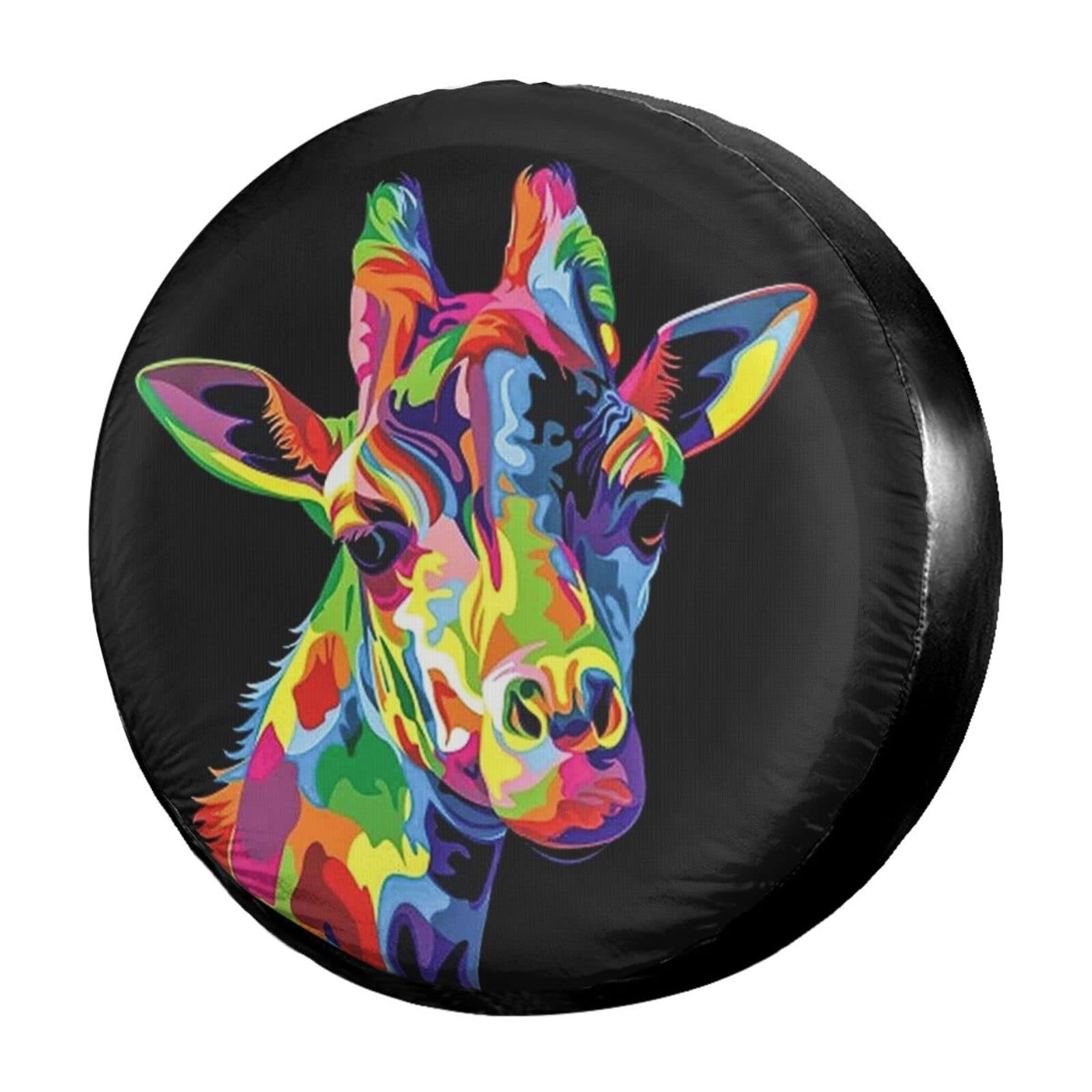 Waterproof 17-Inch Animal Deer Spare Tire Cover - Dustproof Wheel Cover for Jeep, Trailer, RV, SUV & Most Vehicles | Perfect for Outdoor Adventures & Road Trips