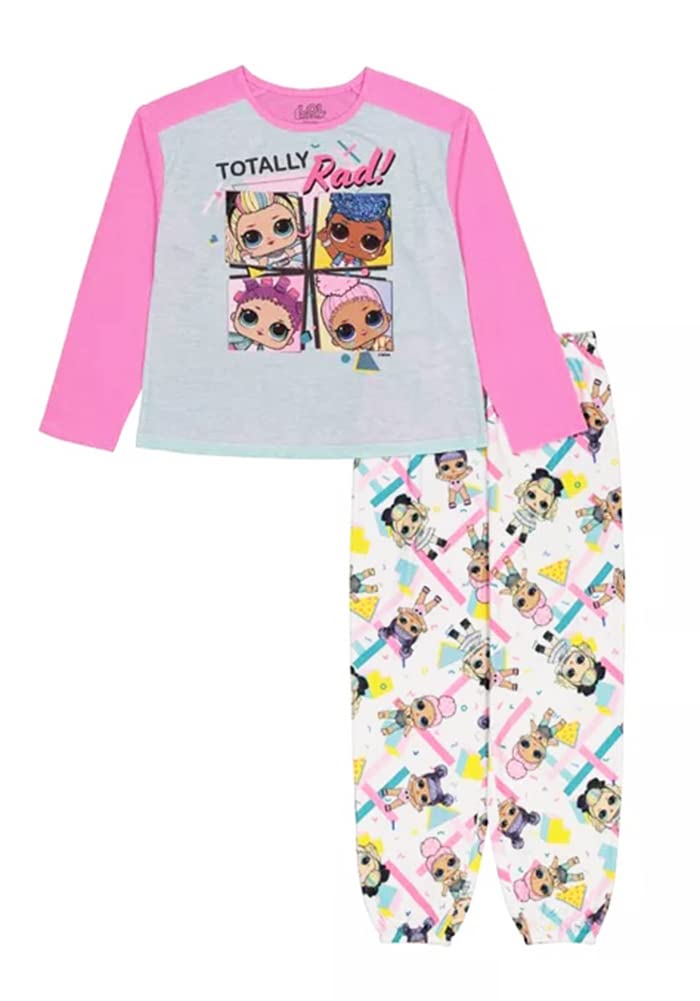 L.O.L. Surprise! Girls' 2-Piece Pajama Set - Soft Cotton Sleepwear for Kids & Toddlers - Perfect for Sleepovers, Birthday Gifts & Cozy Nights