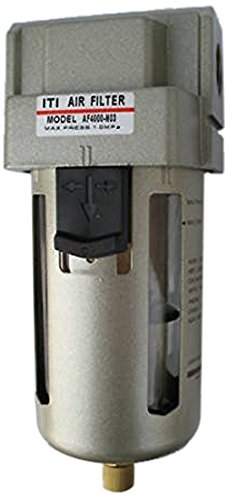 MettleAir AF4000-N04 High Flow Air Filter with Moisture Trap - 4000 L/min Air Preparation Unit, 1/2