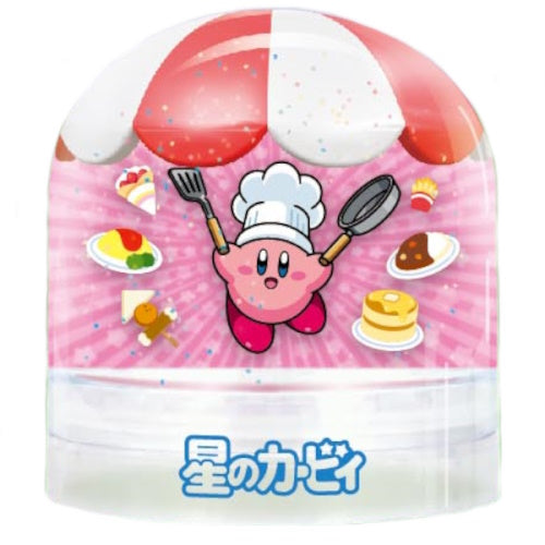 Kirby of the Stars Snow Globe - 3 Inch Collectible Toy for Anime Fans, Home Decor, and Gift Giving | Perfect for Display Shelves, Office Desks, and Christmas Presents