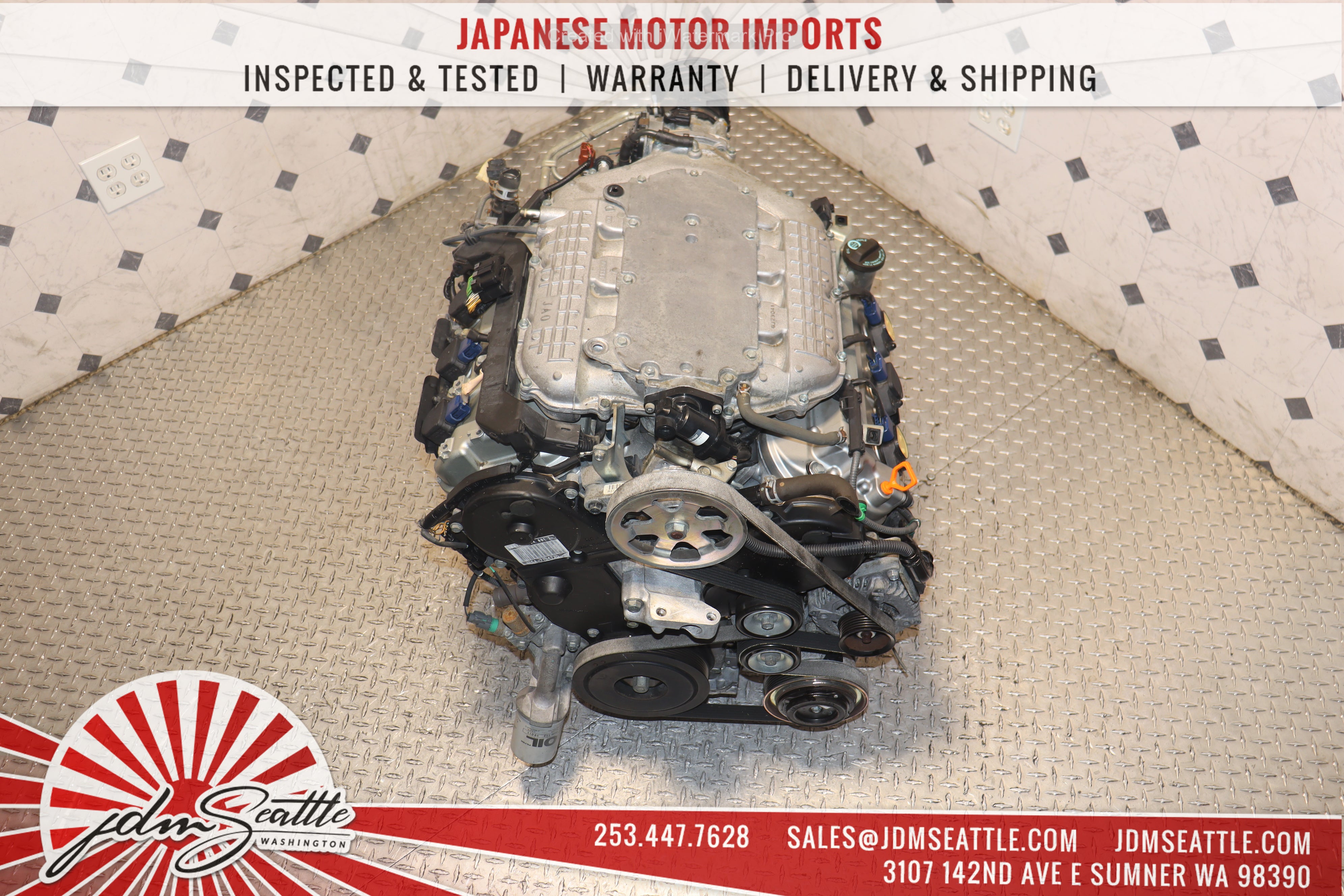 JDM J35A SOHC VTEC 3.5L Engine for 2003-2006 Acura MDX, 2005-2008 Acura RL & 2006-2008 Honda Ridgeline - Replacement Motor for Performance & Reliability