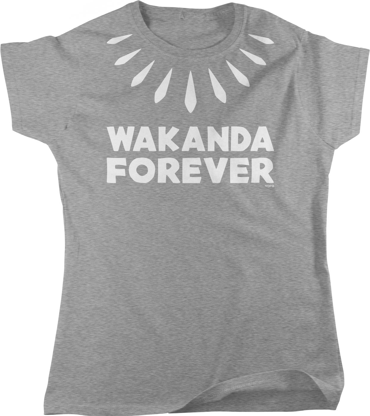 NOFO Clothing Co Wakanda Forever Women's T-Shirt | Black Panther Inspired Graphic Tee | Casual Wear & Marvel Fan Gift