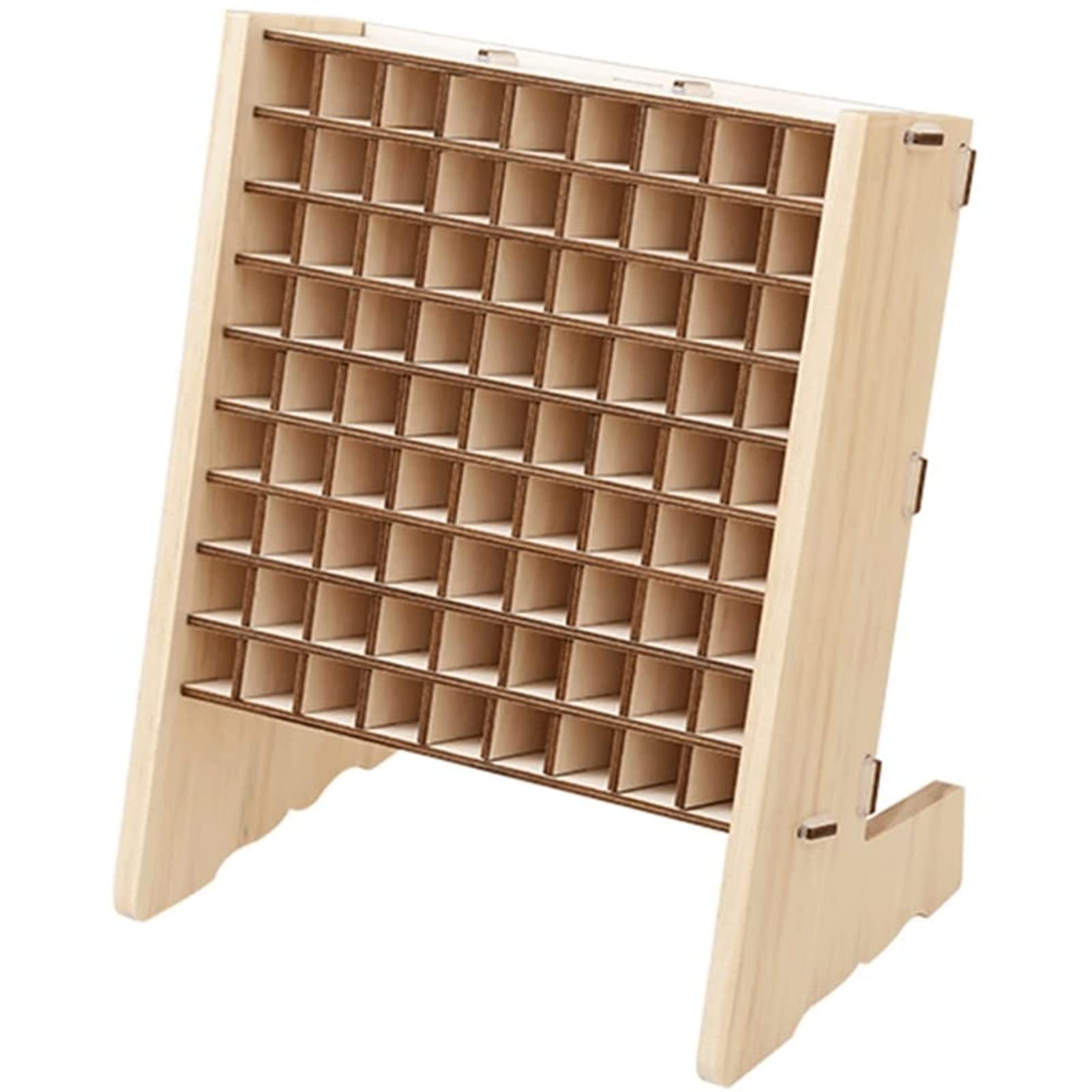 Premium Wooden Essential Oil Organizer - 81 Slot Display Rack for Nail Polish & Aromatherapy Oils | Travel-Friendly Storage Box | Perfect for Home Spa, Salon Displays & Professional Presentations