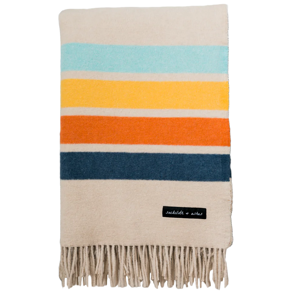 Premium Camp Blanket - Ultra Soft & Warm Outdoor Blanket for Camping, Hiking, Picnics & Travel - Lightweight & Water Resistant - Perfect for Backpacking, Beach, Stadium & Emergency Use