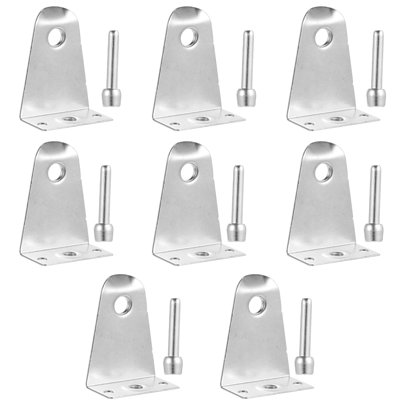 VILLCASE Metal Hold Down Brackets for Horizontal Blinds | 8-Pack Replacement Blind Holders | Secure Window Shades for Home, Office, and Patio Use