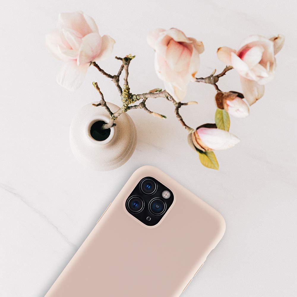 aiino - Heavy Duty Shockproof Silicone Case for iPhone 11 Pro Max with Soft Microfiber Lining - Pink | Perfect for Outdoor Activities & Daily Protection