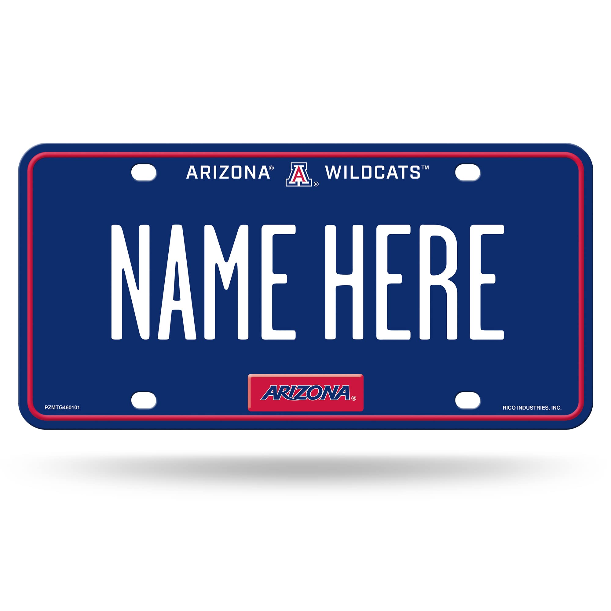 NCAA Team Personalized Metal License Plate 8.5x11 Inches - Custom Car Tag for Trucks, SUVs & Vehicles - Perfect Gift for College Sports Fans (Men & Women) - Great for Tailgating, Game Day Decor & Fan Showcase