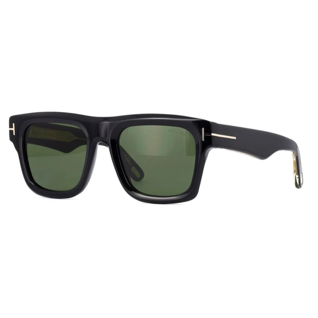Tom Ford TF1200 01N Black Green Sunglasses - Luxury Polarized UV Protection for Men & Women - Perfect for Driving, Beach & Outdoor Activities