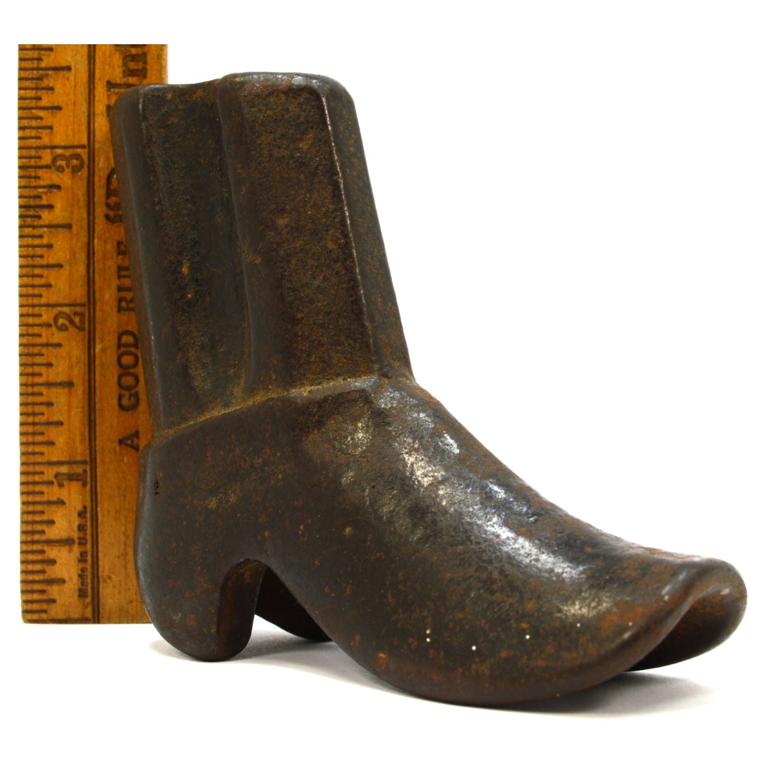 Vintage Cast Iron Shoe Last Miniature for Baby Boots & Shoes - Rare Antique Collectible Paperweight - Perfect for Home Decor, Crafting & Gift Giving