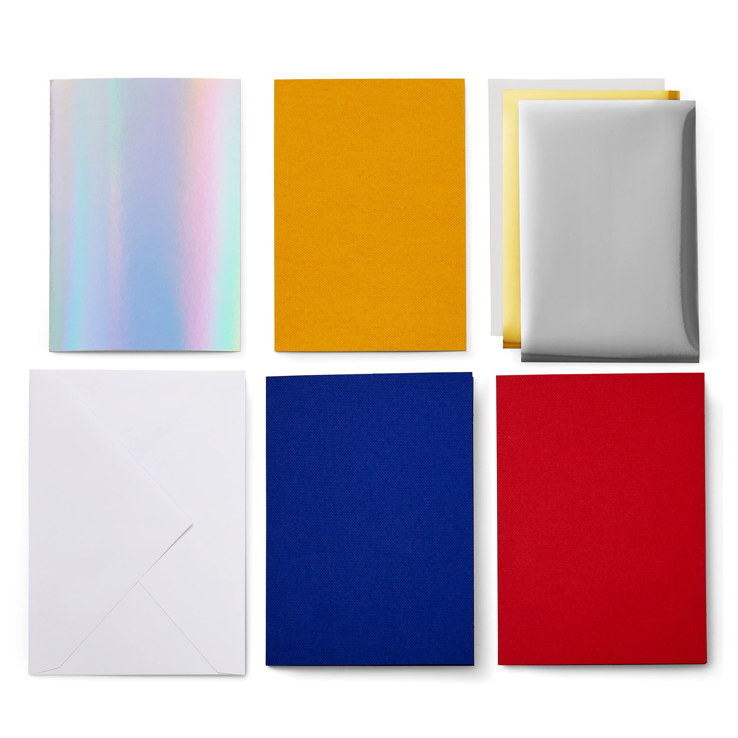 Cricut Foil Transfer Insert Cards R40 - Easy Release Foil for DIY Greeting Cards | Birthday, Thank You, Celebration Cards | Compatible with Cricut Joy, Maker & Explore Machines | 12-Pack Sampler for Crafting & Scrapbooking