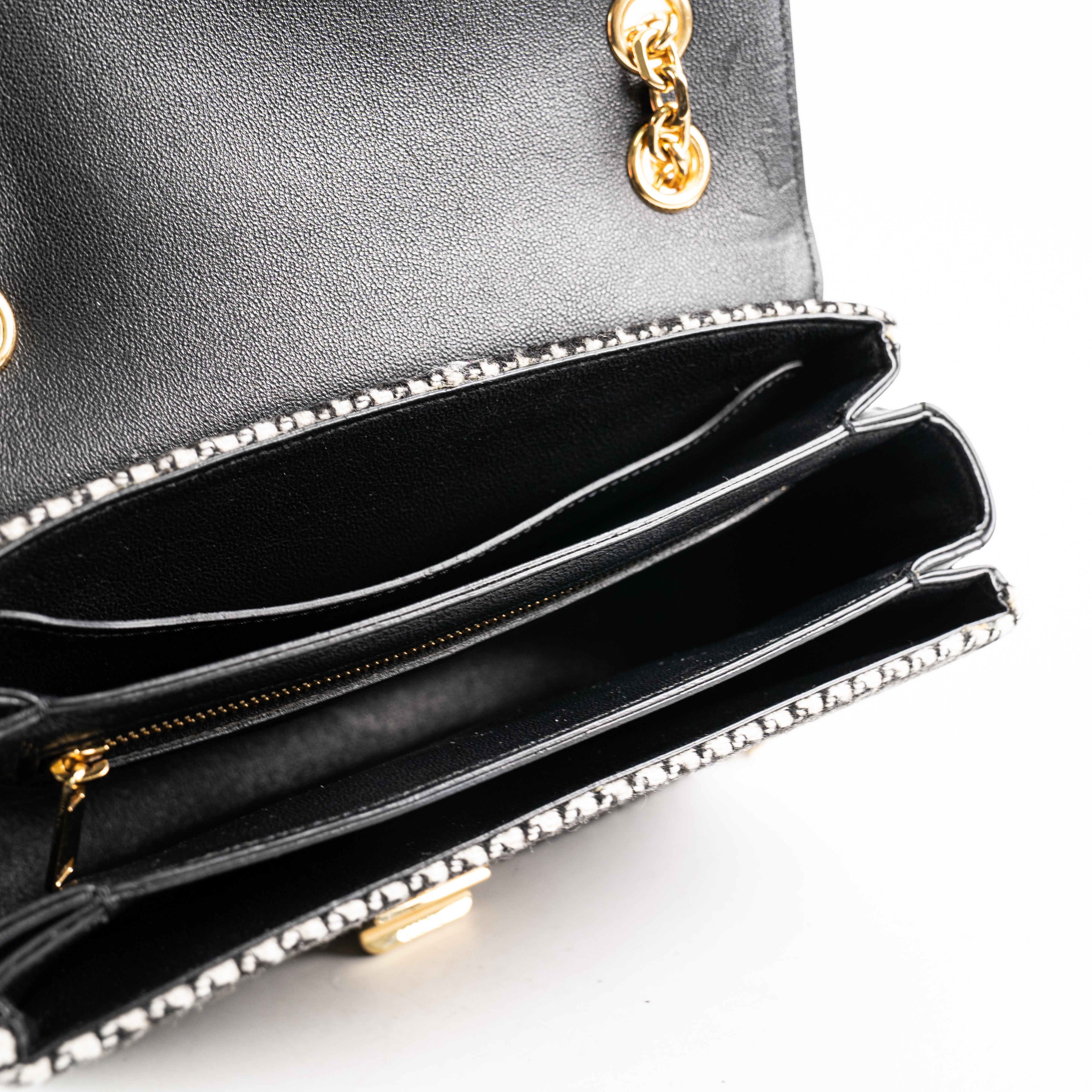 Celine Medium Tweed Handbag - Luxury Designer Shoulder Bag for Women | Perfect for Work, Evening Events & Travel